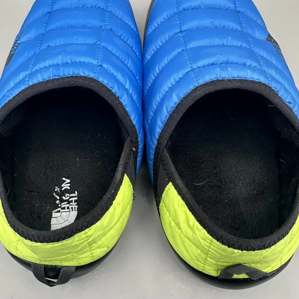 The North Face ThermoBall Eco Traction Mule Shoes Mens Size 8 Blue Slippers